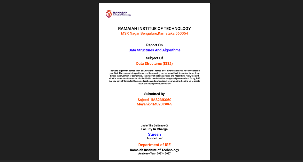 TPG Interface